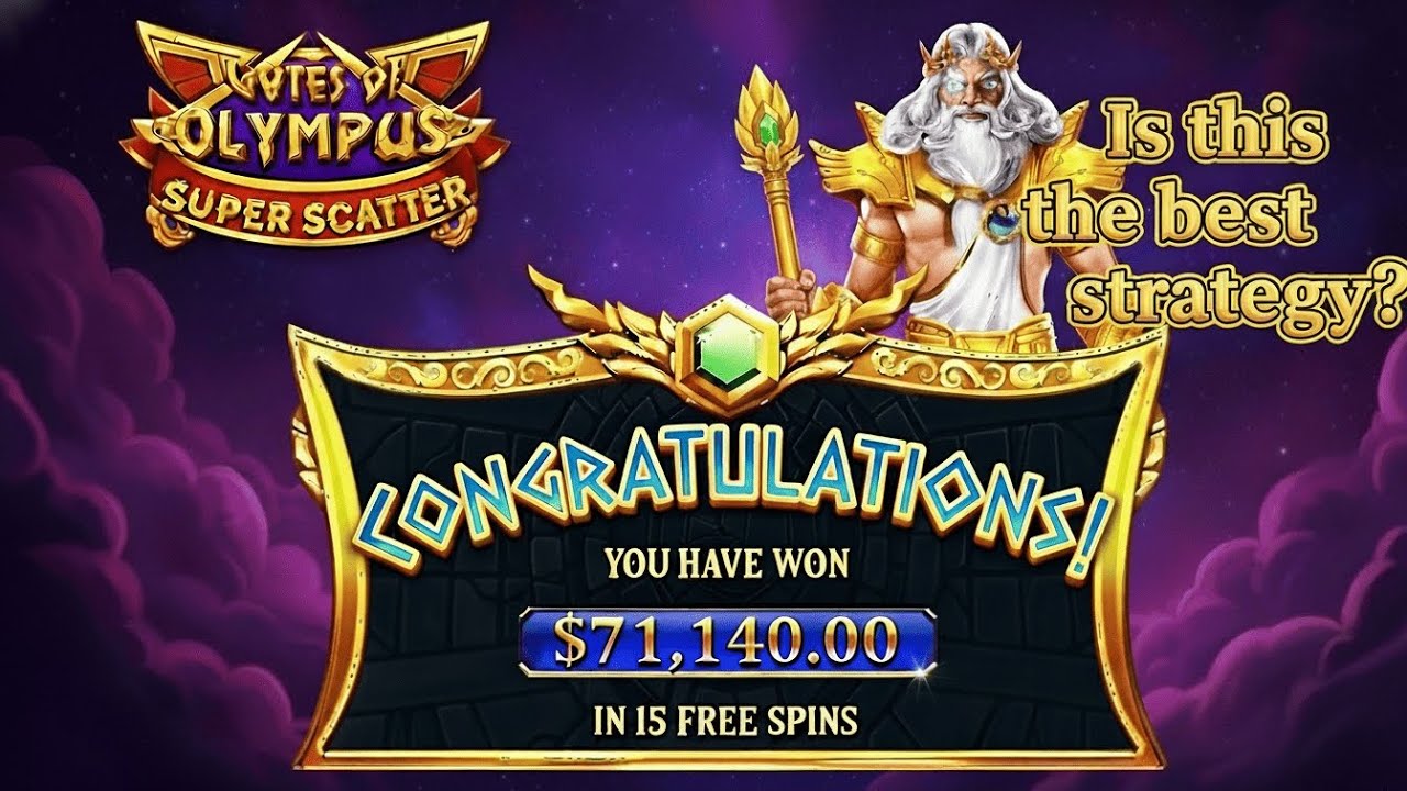 Gates of Olympus Strategy Test: Is the SUPER SCATTER Worth It? (Huge Win!)