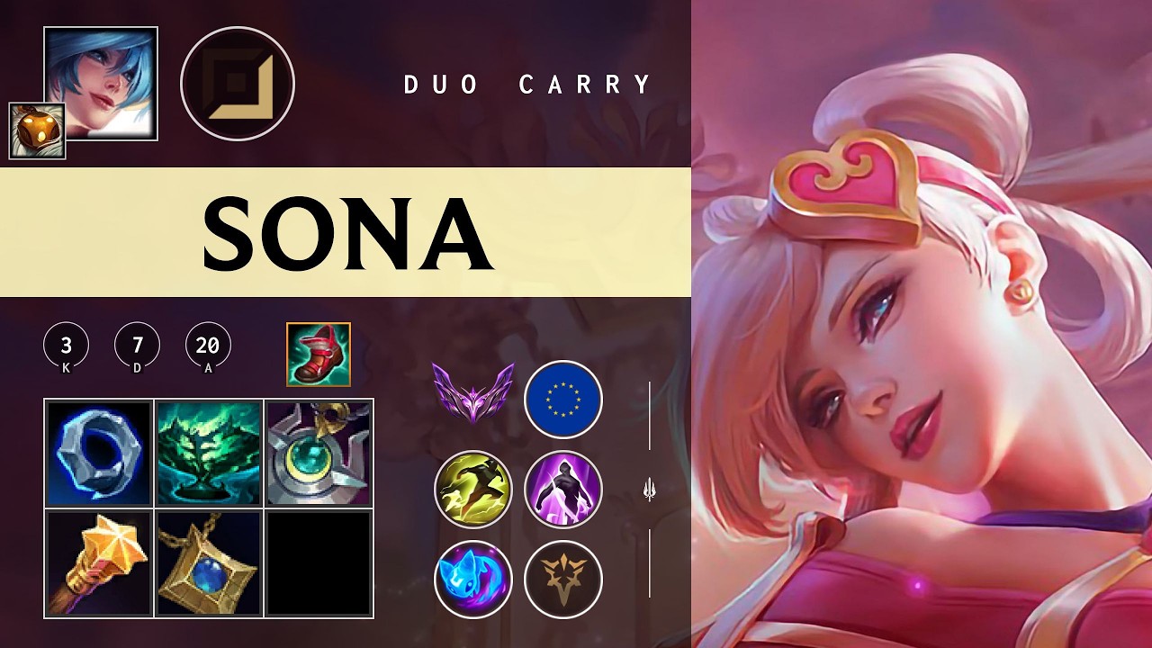 Sona Carry vs Swain - EUW Master Patch 26.04