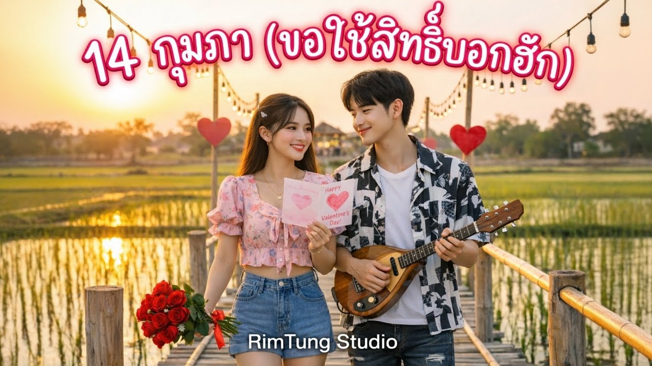 14 กุมภา (ขอใช้สิทธิ์บอกฮัก) | เพลงร้องคู่หวานริมทุ่ง – Official MV