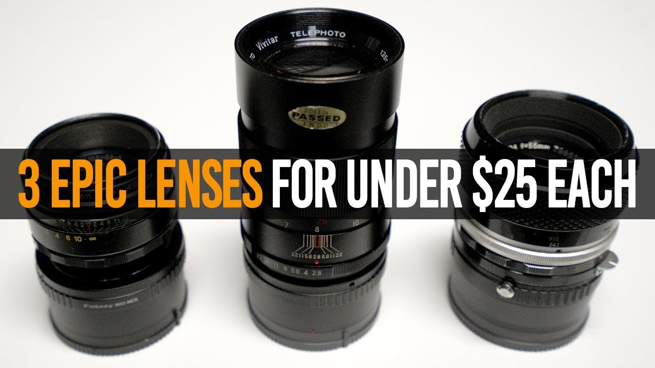 3 Epic Vintage Lenses for Under $25 Each