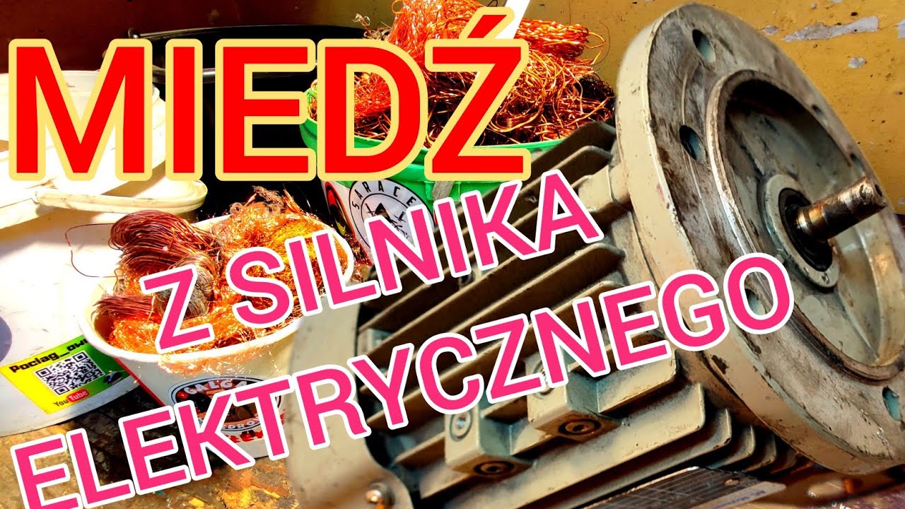 Sprawdzam ile miedzi jest w silniku elektrycznym