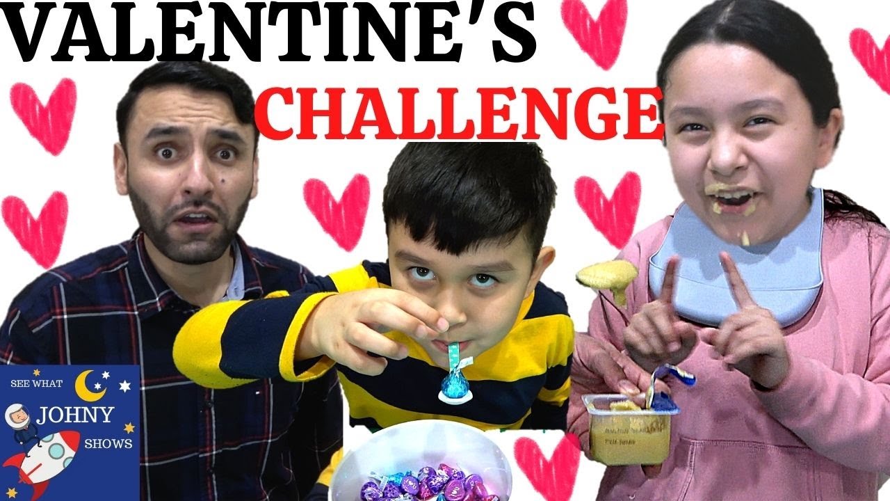 Johny Shows Valentine's Day Challenges Funny Family Challenges