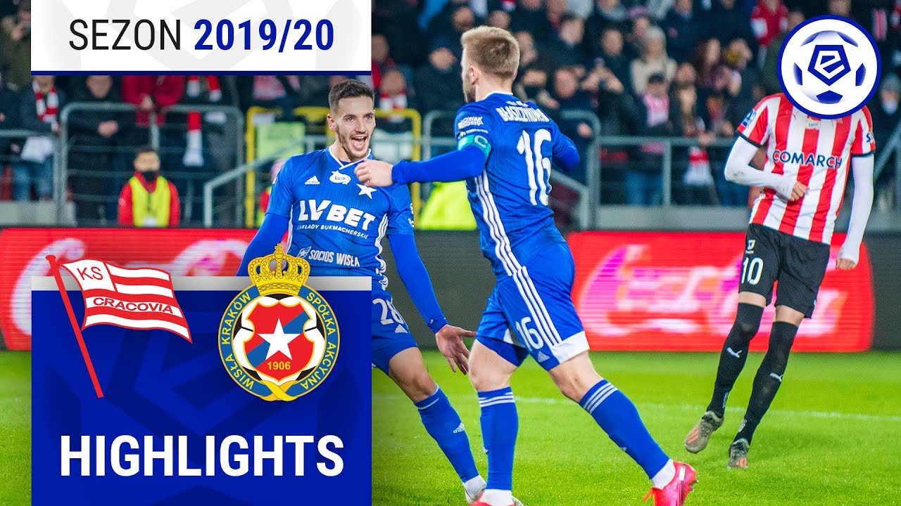 Cracovia - Wisła Kraków 0:2 [Skrót] Ekstraklasa 25. Kolejka | 2019/20