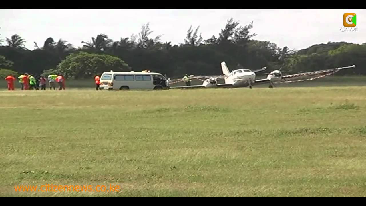 Plane Crashes in Malindi Airport