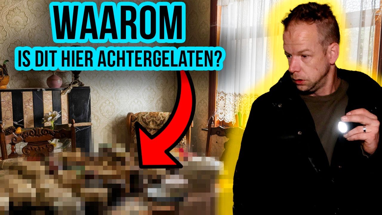 Dit Verlaten Huis Lijkt Gisteren Nog Bewoond