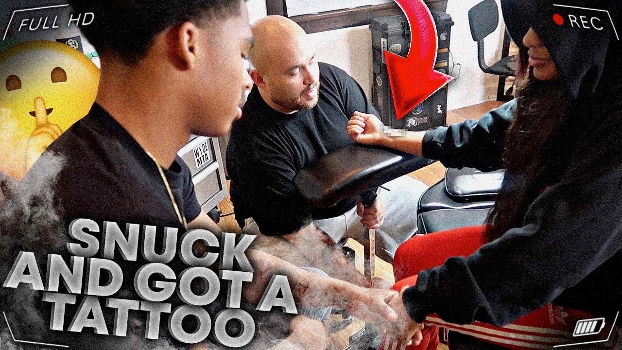 I SNUCK WITH MY BOYFRIEND & GOT A TATTOO *MY MOM SAID NO*