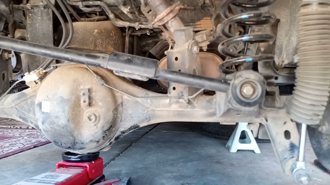How to install extended bumpstop coil springs shock absorbers on Nissan R50 Pathfinder QX4