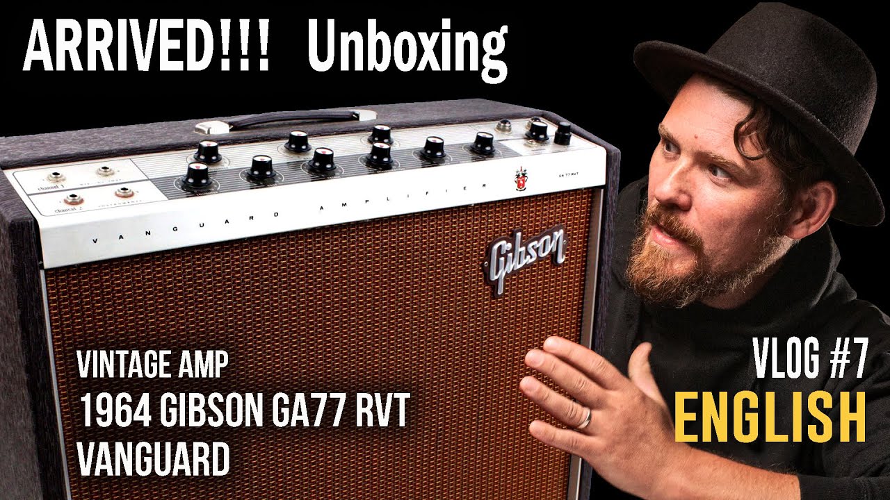 ARRIVED!!! 1964 Gibson Amplifier (Unboxing) Vlog #7