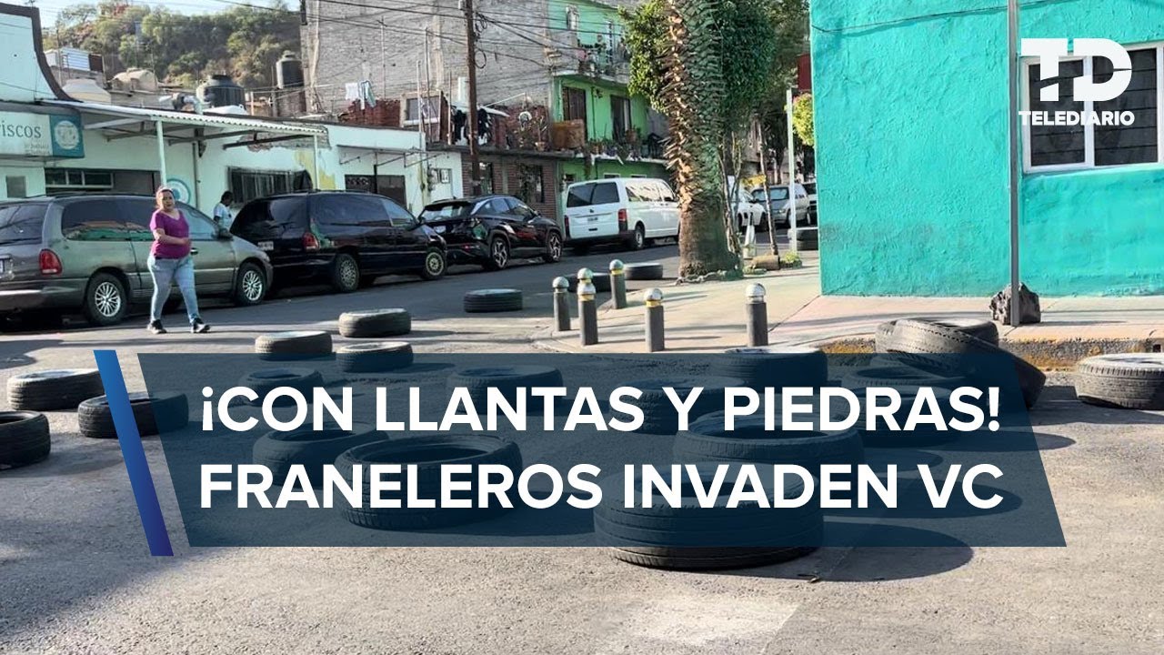 Franeleros invaden calles de Venustiano Carranza; cobran hasta 50 pesos por lugar
