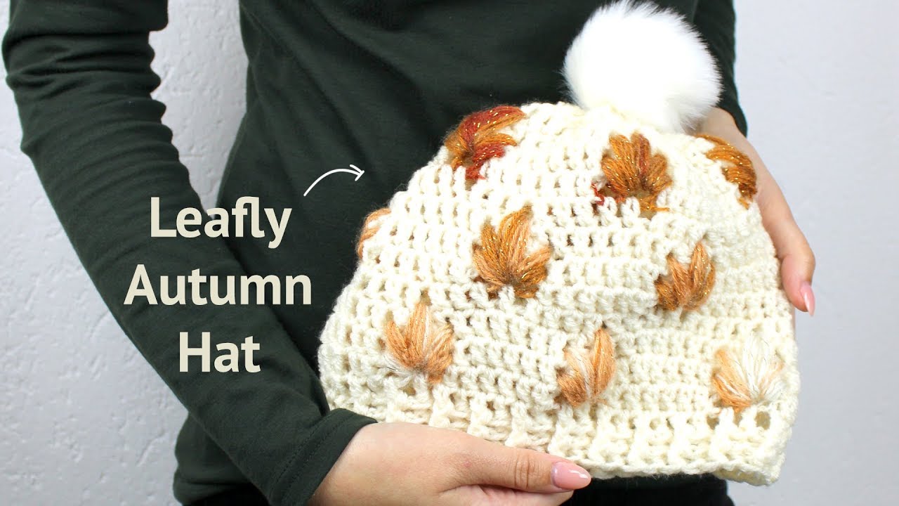 Leafly Autumn Hat - free crochet pattern