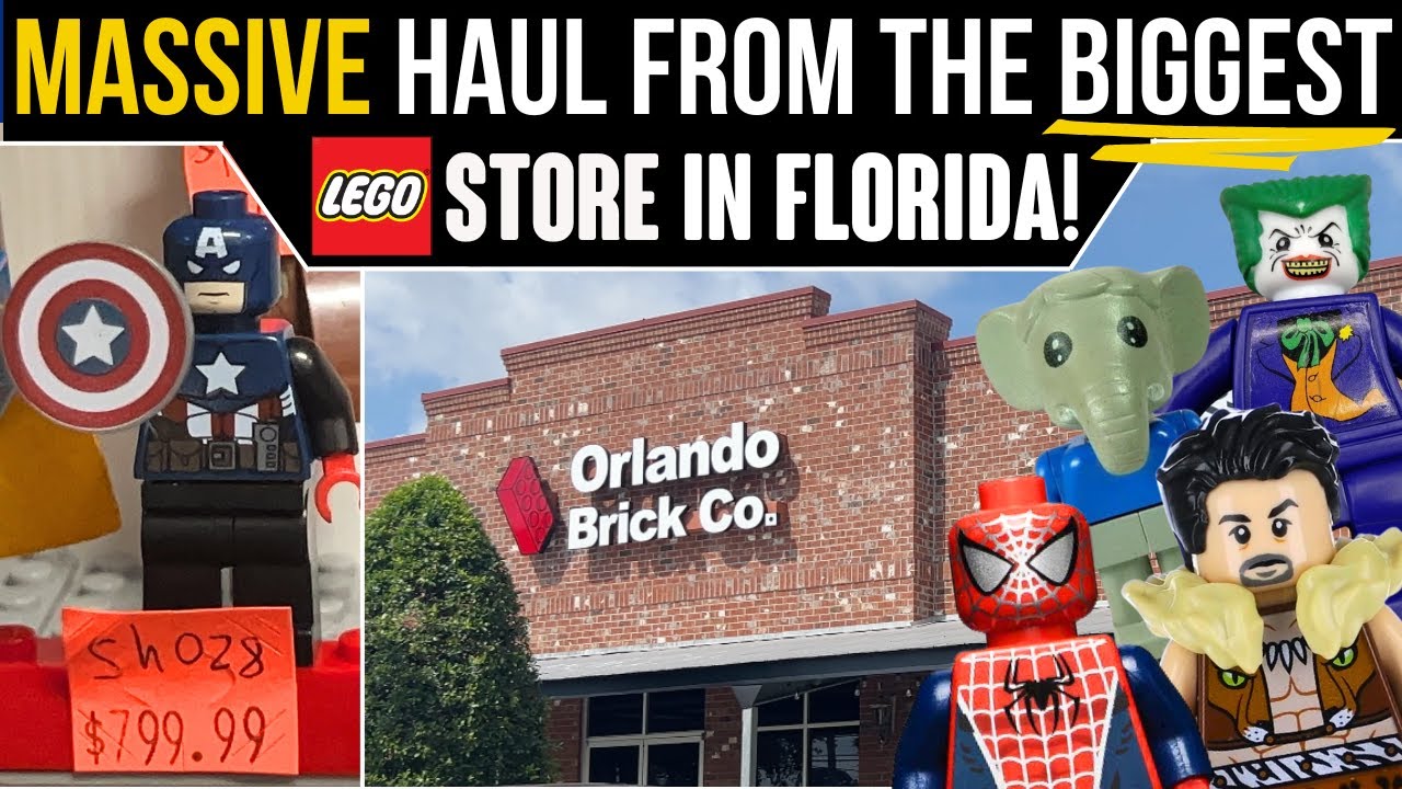 HUGE HAUL from the BIGGEST LEGO Store in Florida (Orlando Brick Co. STORE TOUR: Round 2!)