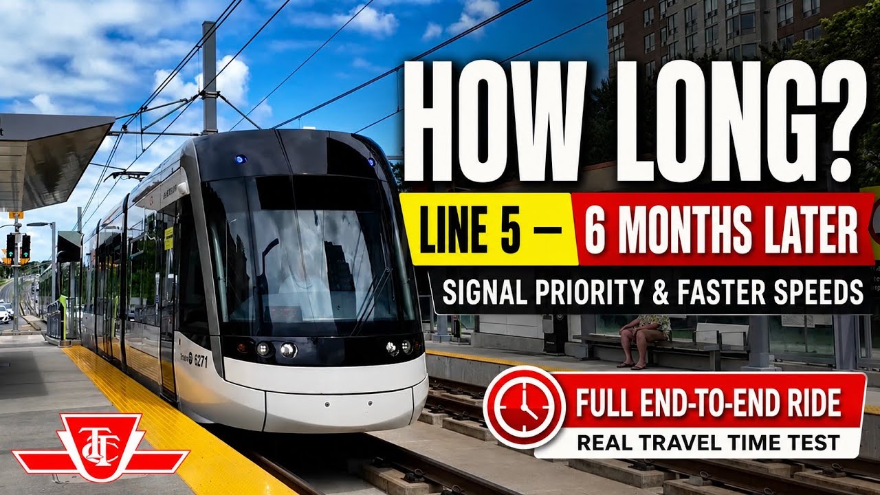 How Fast is TTC Line 5 Eglinton 6 Months Later? (Full Ride | No Cuts)