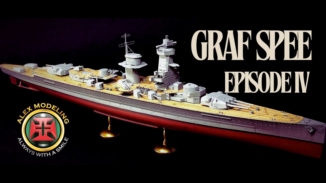 Trying to master the Admiral Graf Spee: A Model Build Episode IV