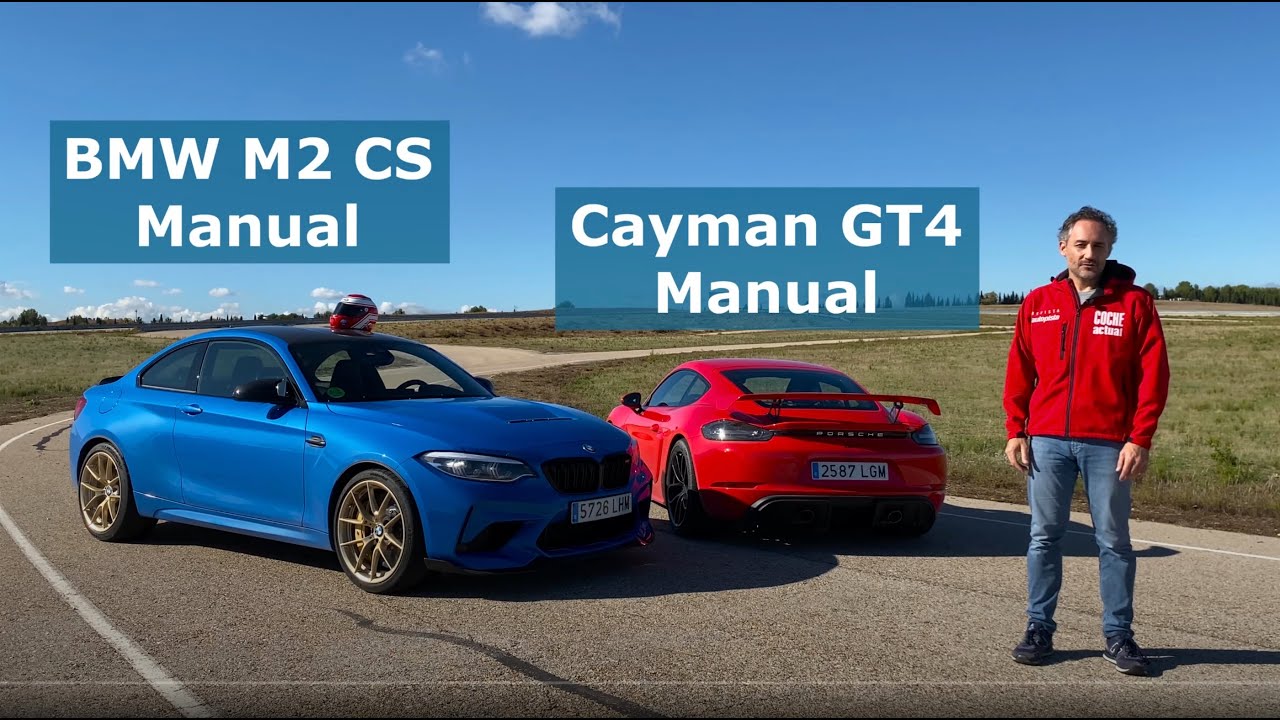 Prueba BMW M2 CS y Porsche 718 Cayman GT4 en circuito (English subtitles)