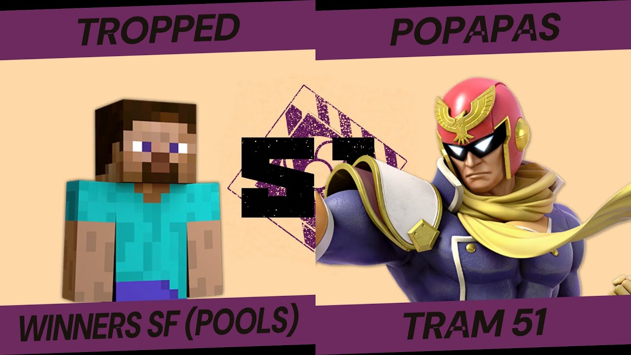 Tram 51 - 3a Parada Tropped (Steve) vs Popapas (Captain Falcon) - Winners SF (Pools)