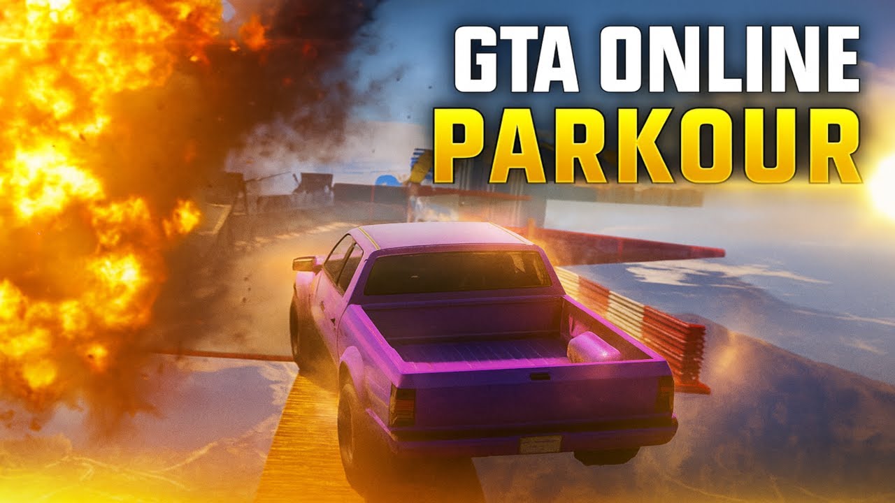 Only 0.00075% Physics Experts Can Win This Impossible Car Parkour Race in GTA 5
