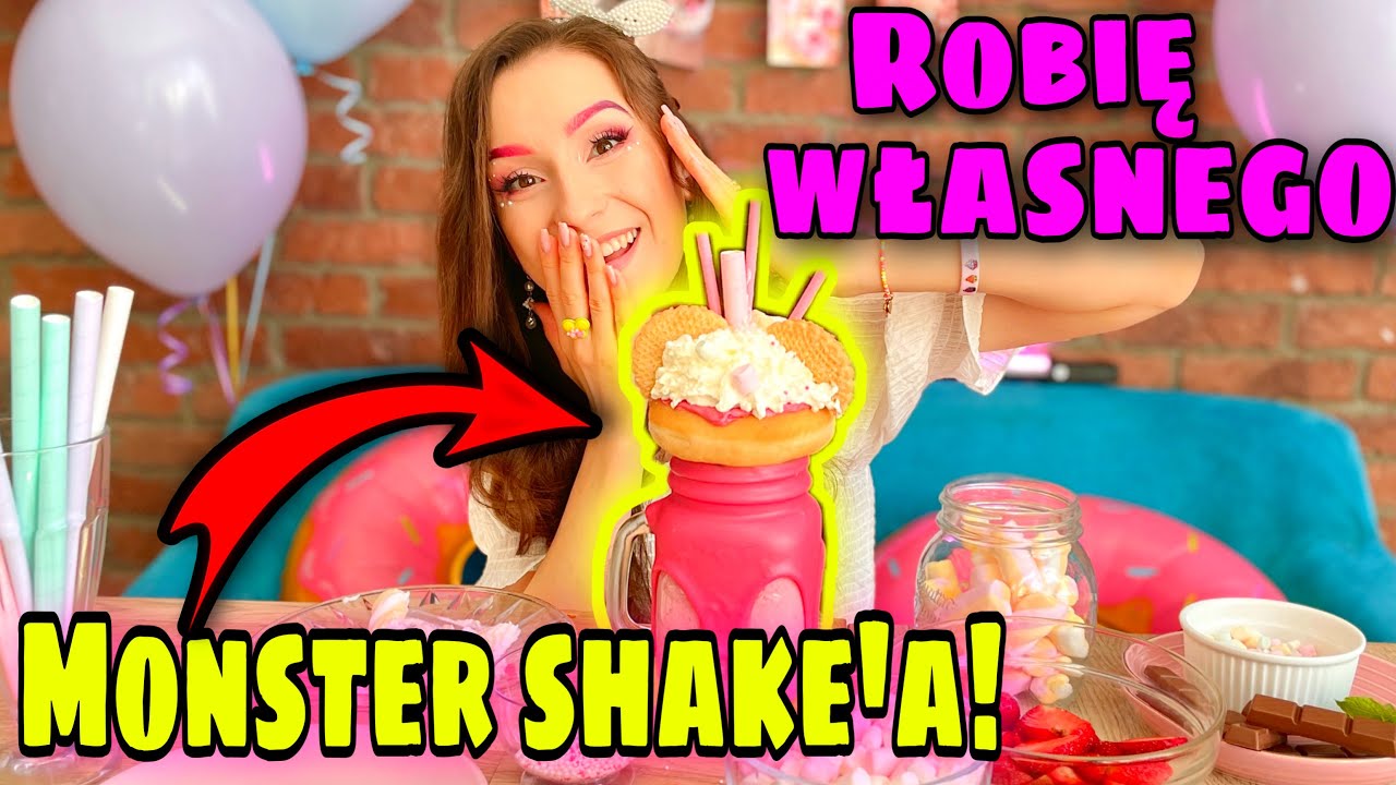 STWORZYŁAM WŁASNEGO MONSTER SHAKE!😱🧁💖