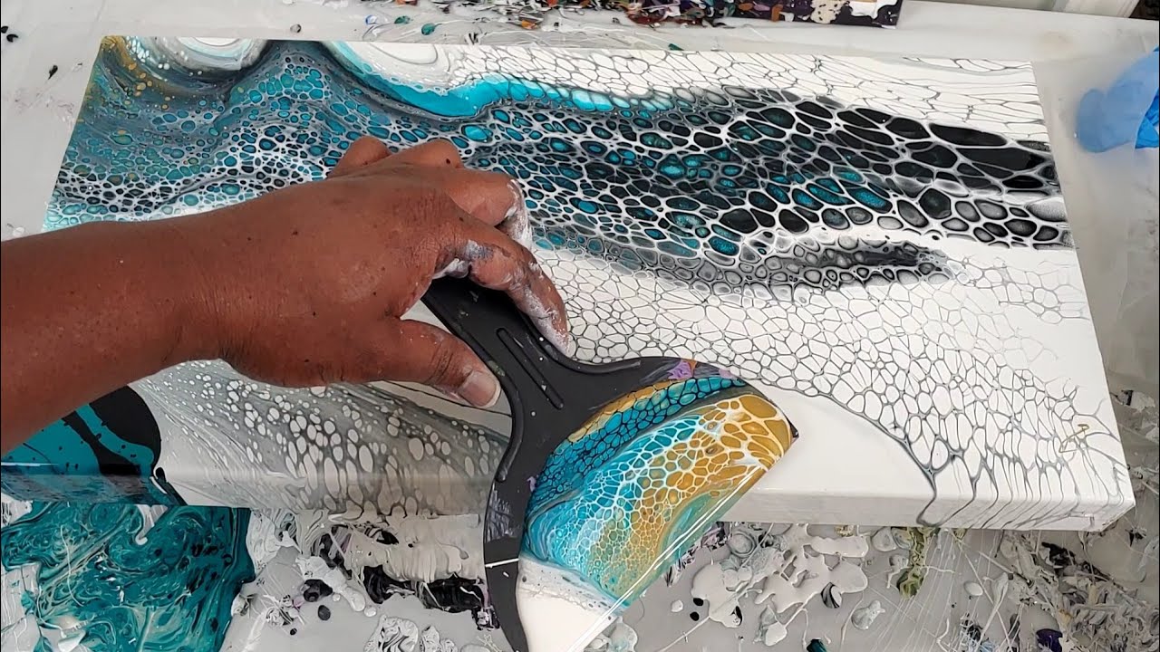 MAJESTIC Acrylic Pouring Swipe | Double Cell Activator | Shelee Bloom Technique Paints