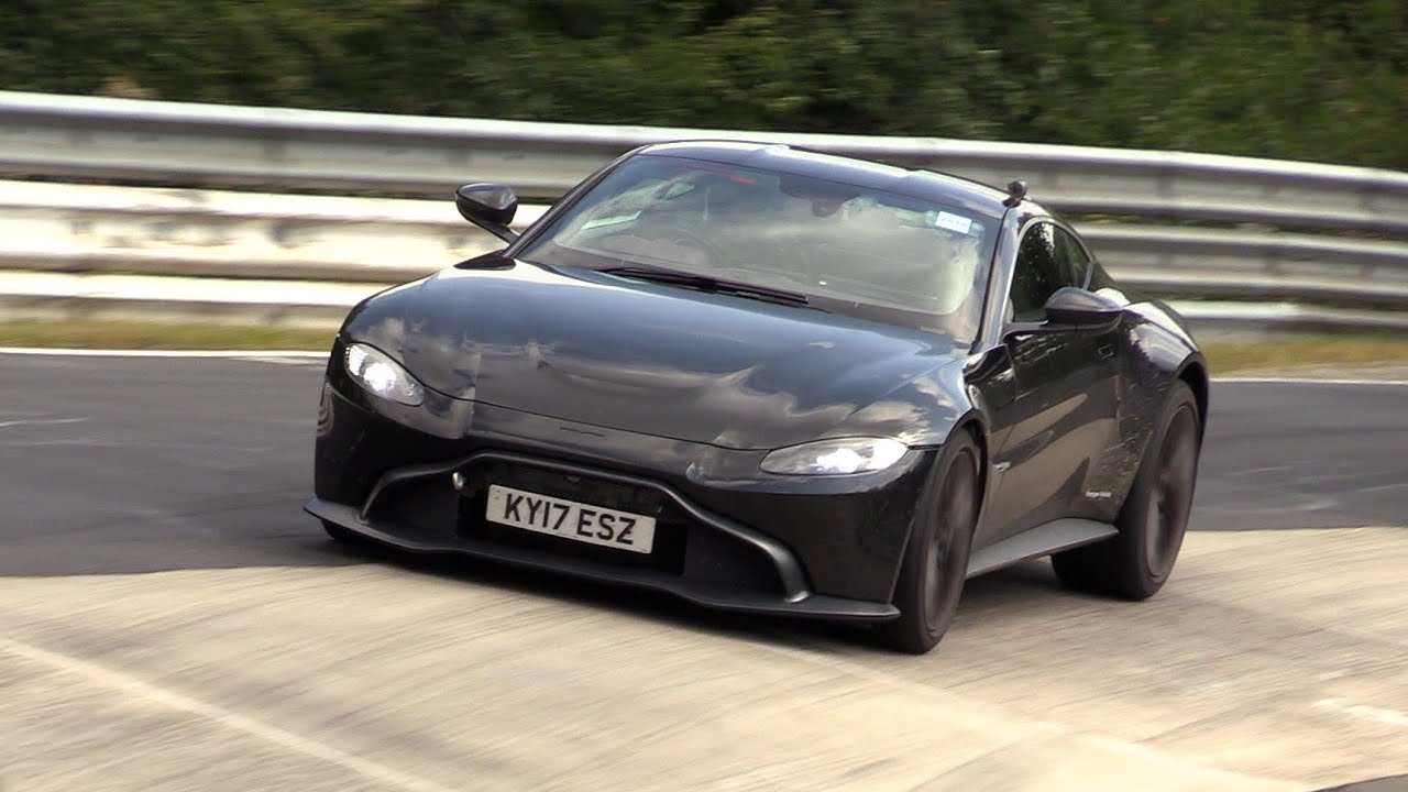 Aston Martin Vantage - Brutal V8 Engine SOUNDS on the Nurburgring