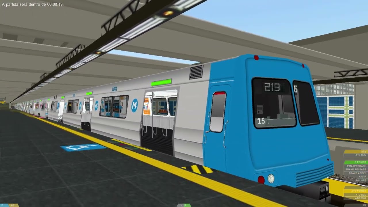 openbve Linha 2 do Metrô Rio BETA (Pavuna x Colégio)