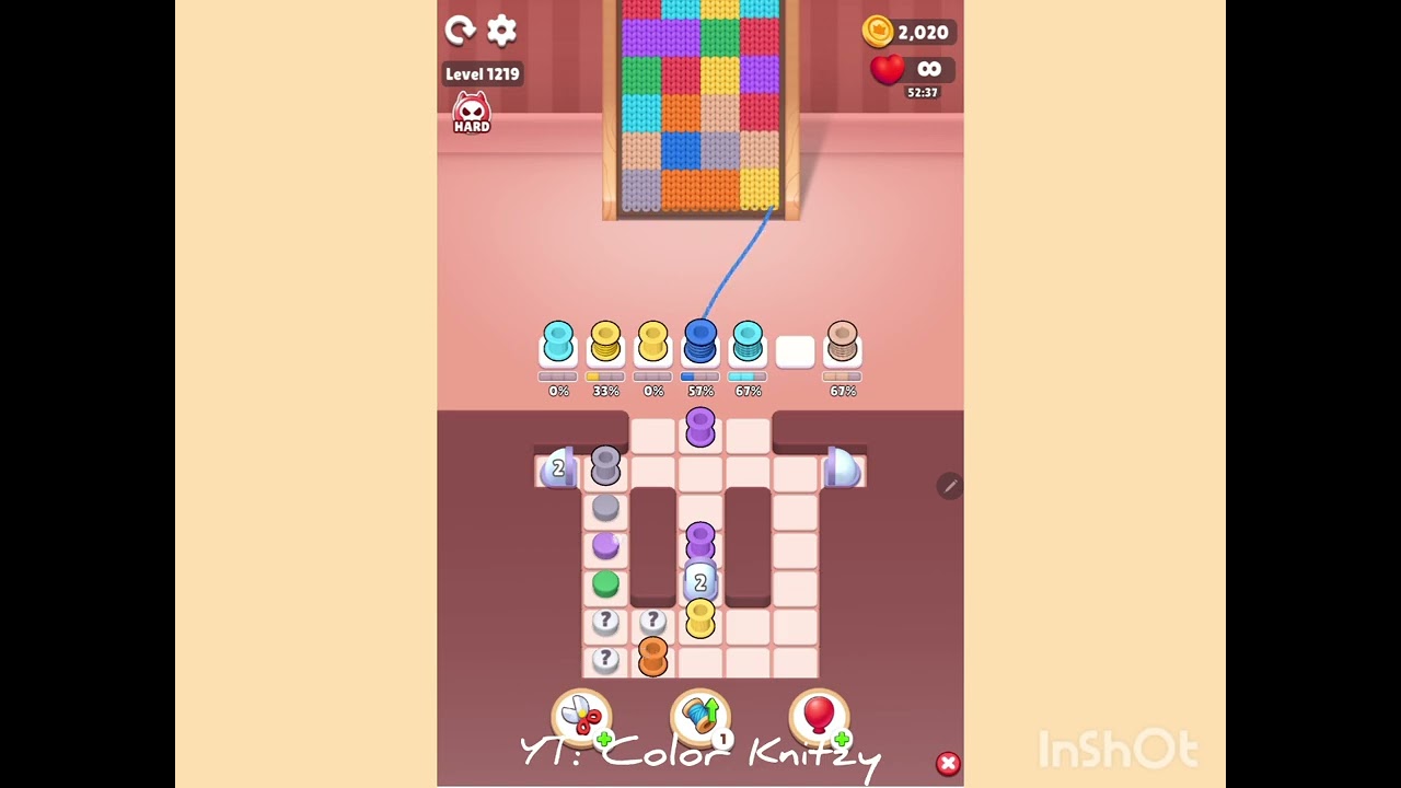 Color Knitzy level 1219 (HARD)