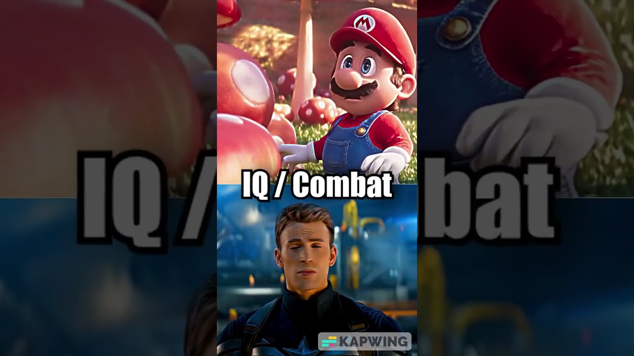 Movie Mario Vs The Avengers (Main 6) #mario #marvel #mcu #avengers #fight  #versusedits #shorts