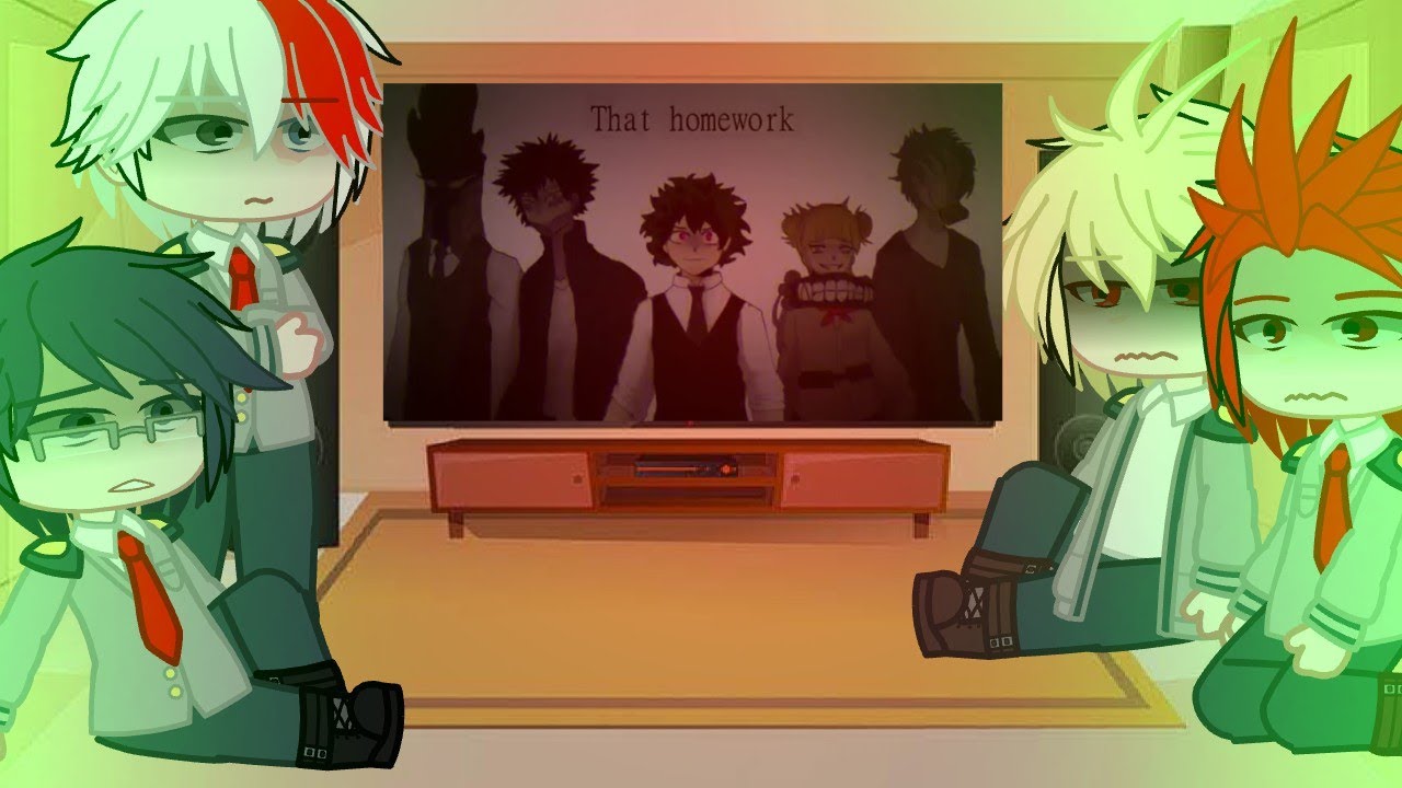 💚BNHA Reacts To Villain Deku💚 (GC) Parte: 1/2