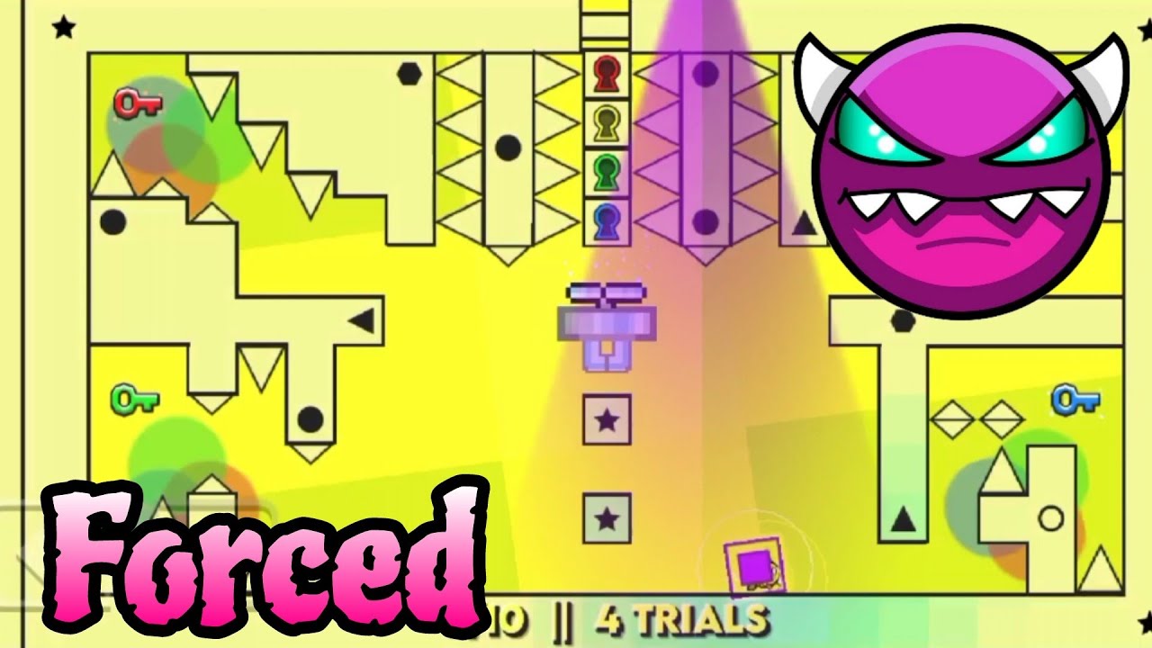 Forced by DoggyPlayzYTL 100% (Medium Demon) - Geometry Dash 2.2