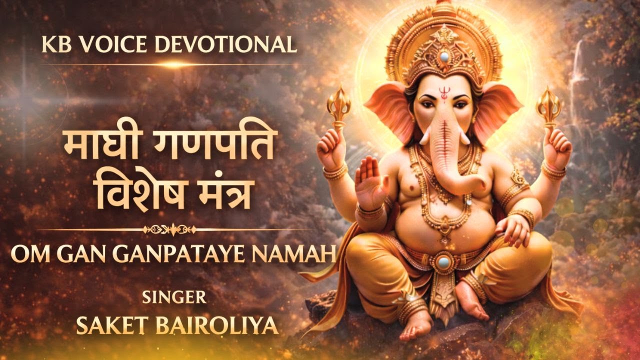 ॐ गं गणपतये नमः | Powerful Ganpati Mantra LIVE | Maghi Ganpati 2026 | Kb Devotional