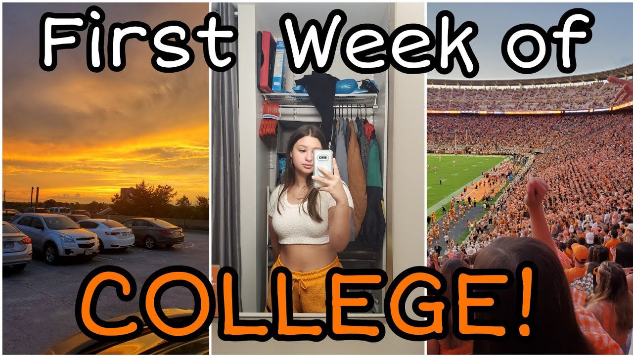 First week of college vlog! | University of Tennessee Knoxville 🧡