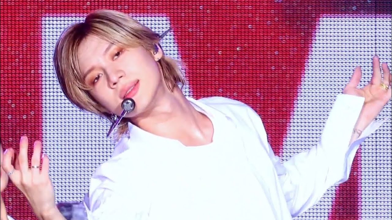 [4K] 240707 태민 일식 2024 워터밤 서울 직캠 (Waterbomb seoul Taemin Black rose fancam)