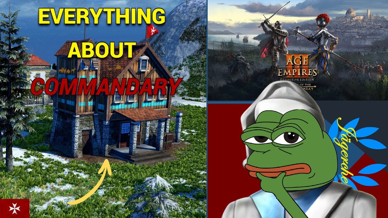 COMMANDARY FULL GUIDE | AOE III: DE Knights of the Mediterranean DLC | [KotM]