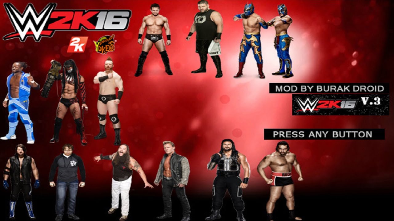 WWE 2K16 Mod V3 (WR3D MOD) (Root)