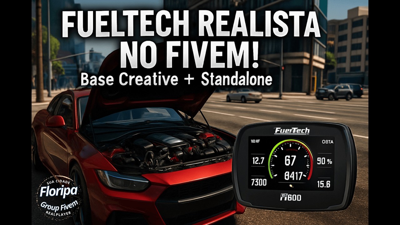 O MELHOR SCRIPT! FuelTech FiveM: Realismo INCOMPARÁVEL no GTA RP