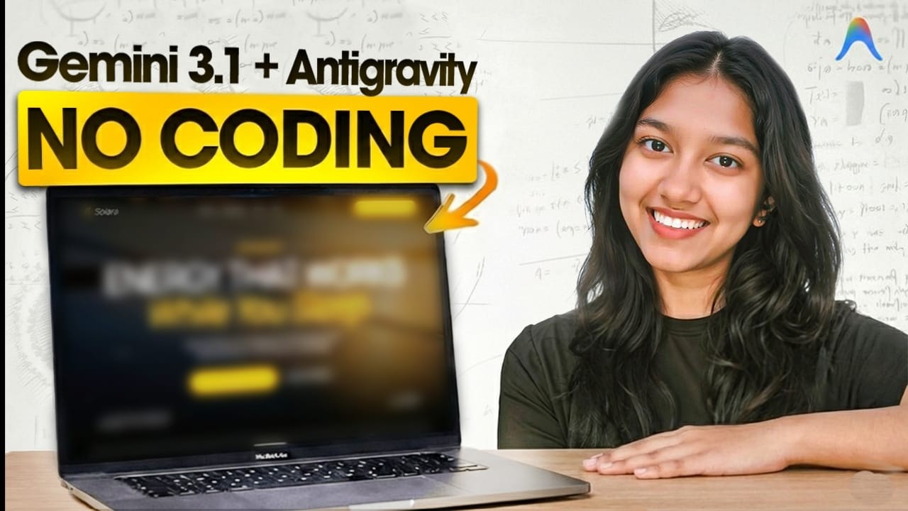 Создавайте потрясающие веб-сайты с Gemini 3.1 Pro + Antigravity