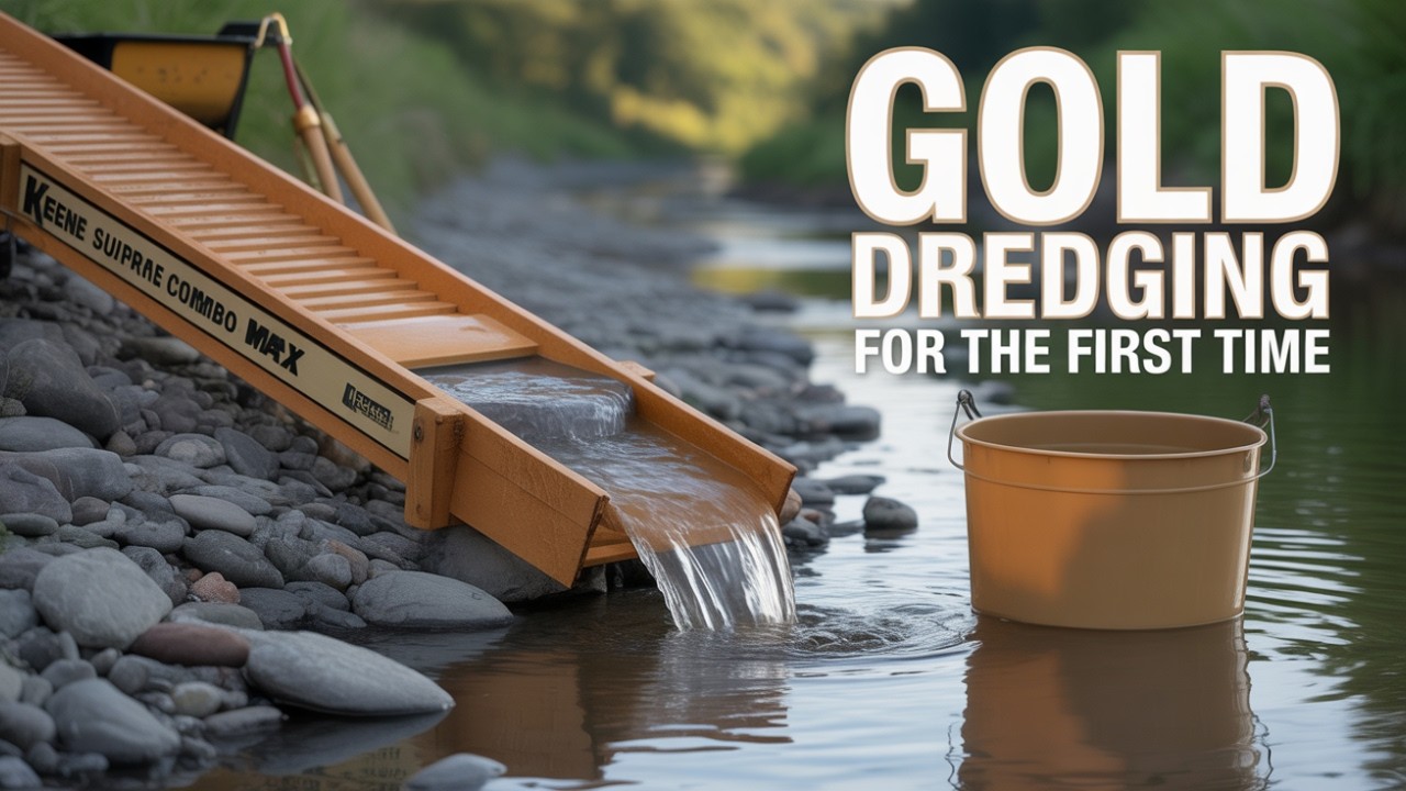 I'M HOOKED ON GOLD PROSPECTING WITH MY KEENE SUPER SLUICE COMBO MAX!