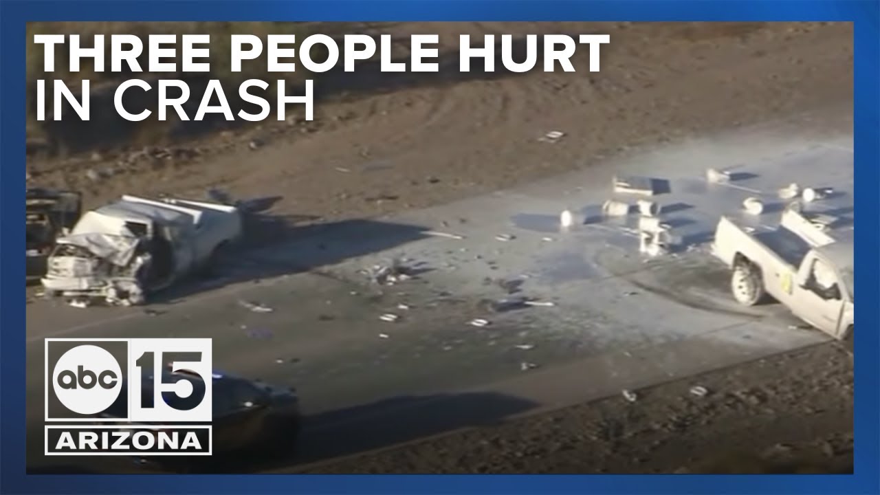 Three people hurt in crash near 127th Avenue and Lower Buckeye Road