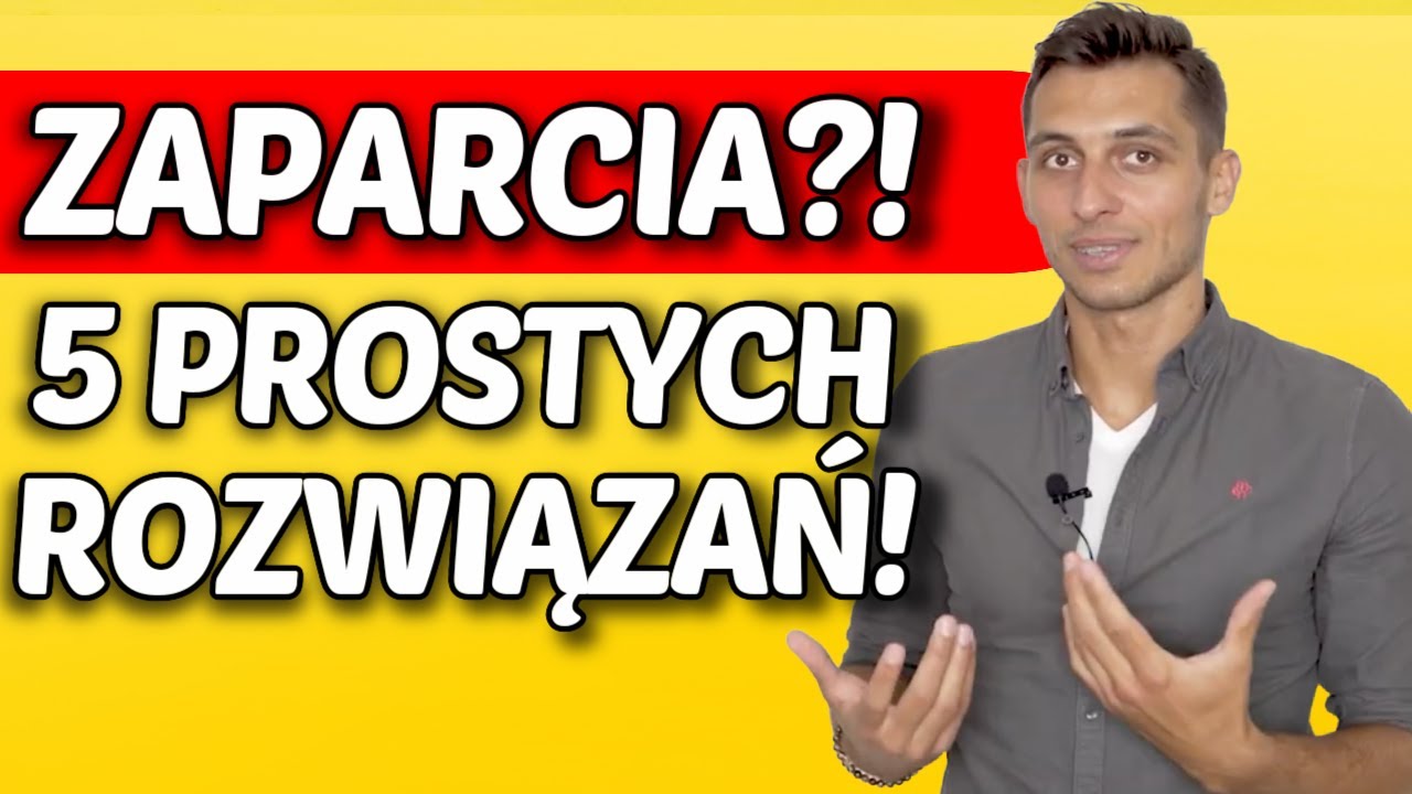 DOMOWE SPOSOBY NA ZAPARCIA! 5 SPOSOB&Oacute;W JAK POPRAWIĆ TRAWIENIE! SZYBKI SPOS&Oacute;B NA ZAPARCIA!