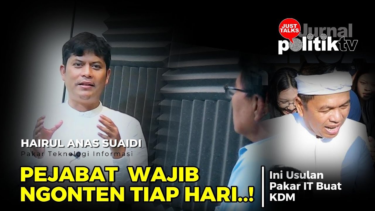 Pakar IT : PEJABAT WAJIB NGONTEN TIAP HARI..!  Ini Usulan Anas Robot Situng Buat KDM