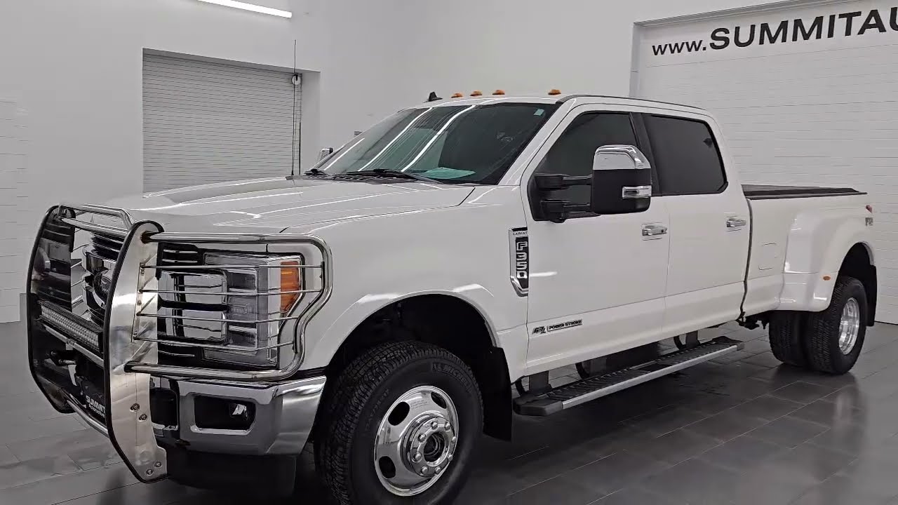 2019 Ford Super Duty F350 DRW White Used. walk around for sale in Fond Du Lac, Wisconsin,