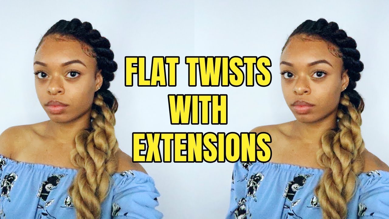 Плоские завитки с наращиванием | FEED IN TWISTS + Обзор волос Xtrends (Обзор волос на AliExpress)