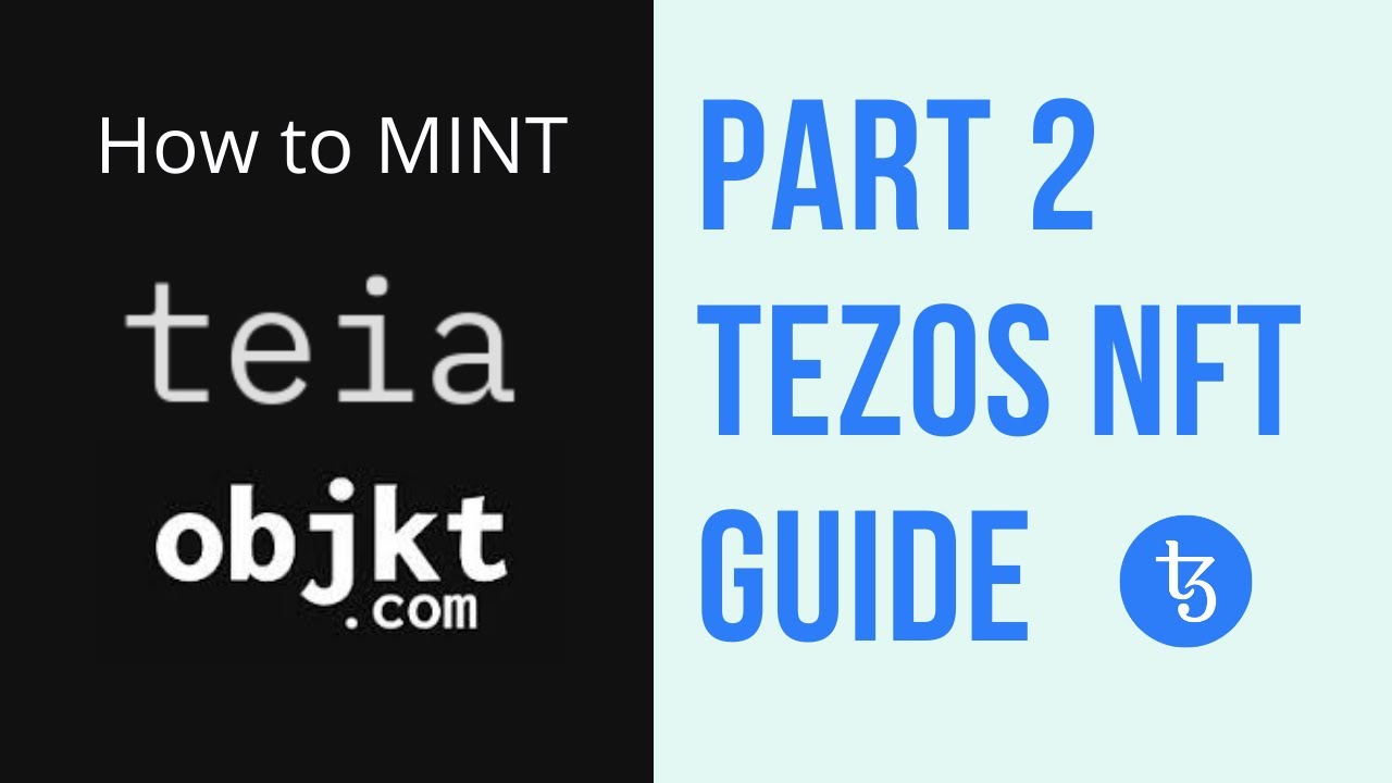 How to Mint on Teia and OBJKT | Tezos Guide Part 2