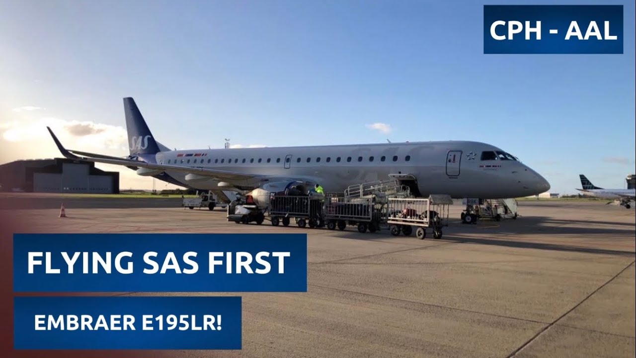 TRIP REPORT | SAS Economy Class | Embraer E195 | Copenhagen (CPH) - Aalborg (AAL)