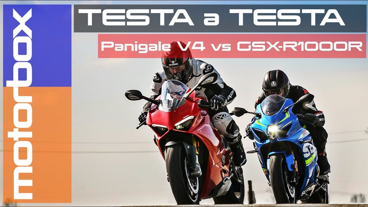 Ducati Panigale V4s vs Suzuki GSX-R1000R | Comparativa superbike