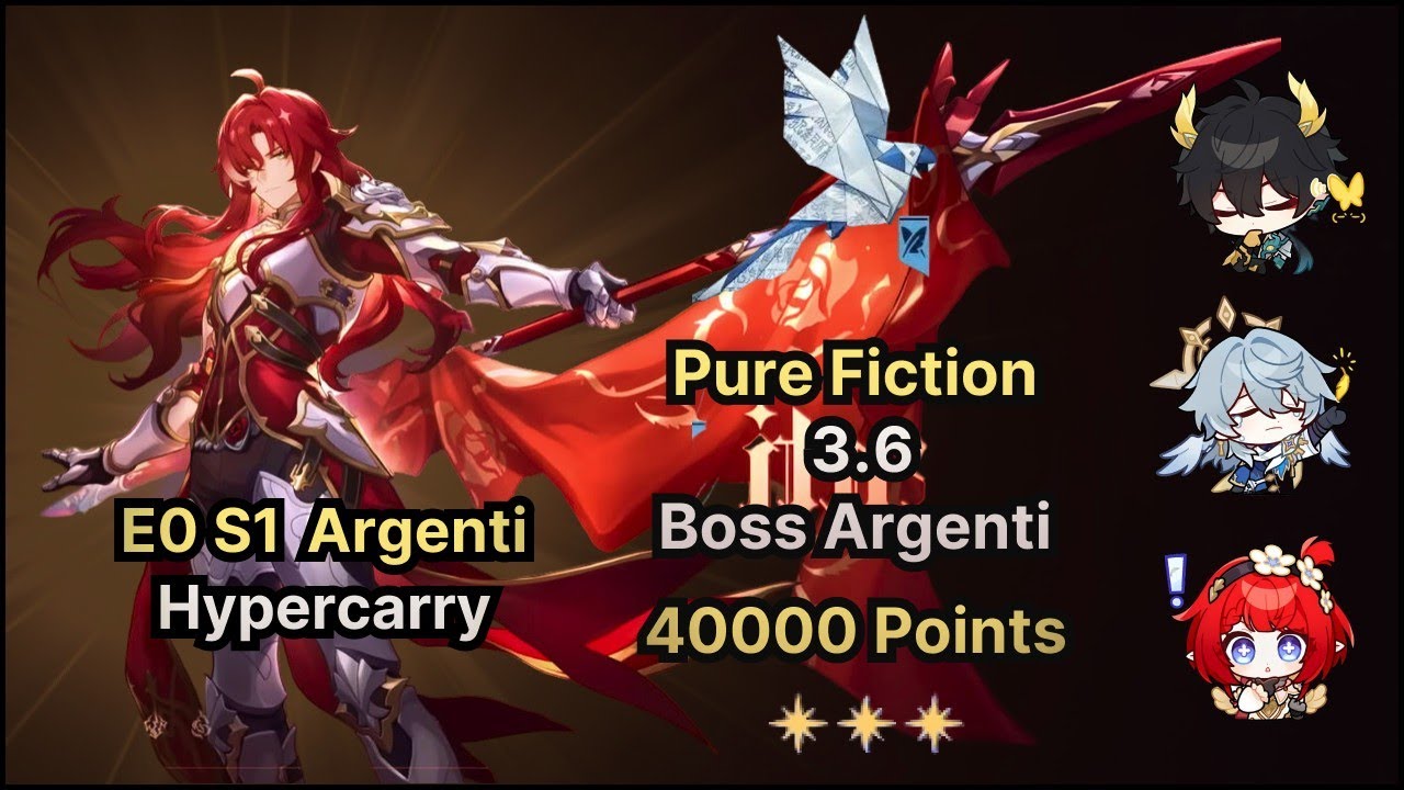 Argenti vs Argenti 40000 Points Pure Fiction | Honkai: Star Rail 3.6