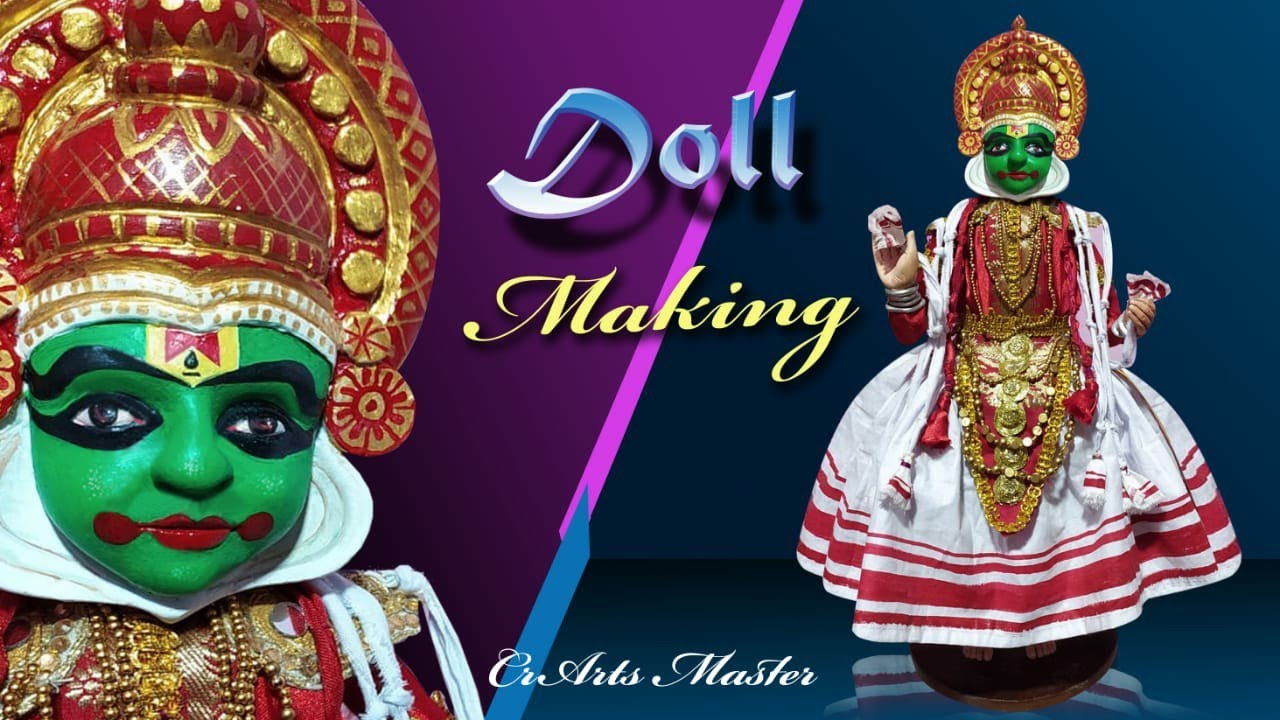 How to make Kathakali Doll / Doll making /  Kathakali / കഥകളി