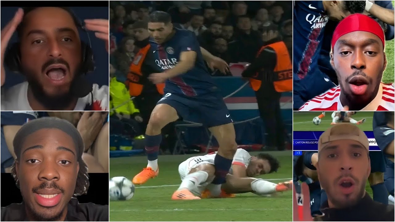 🚨😱LES RÉACTIONS APRÈS LA BLESSURE DE HAKIMI 🤯
