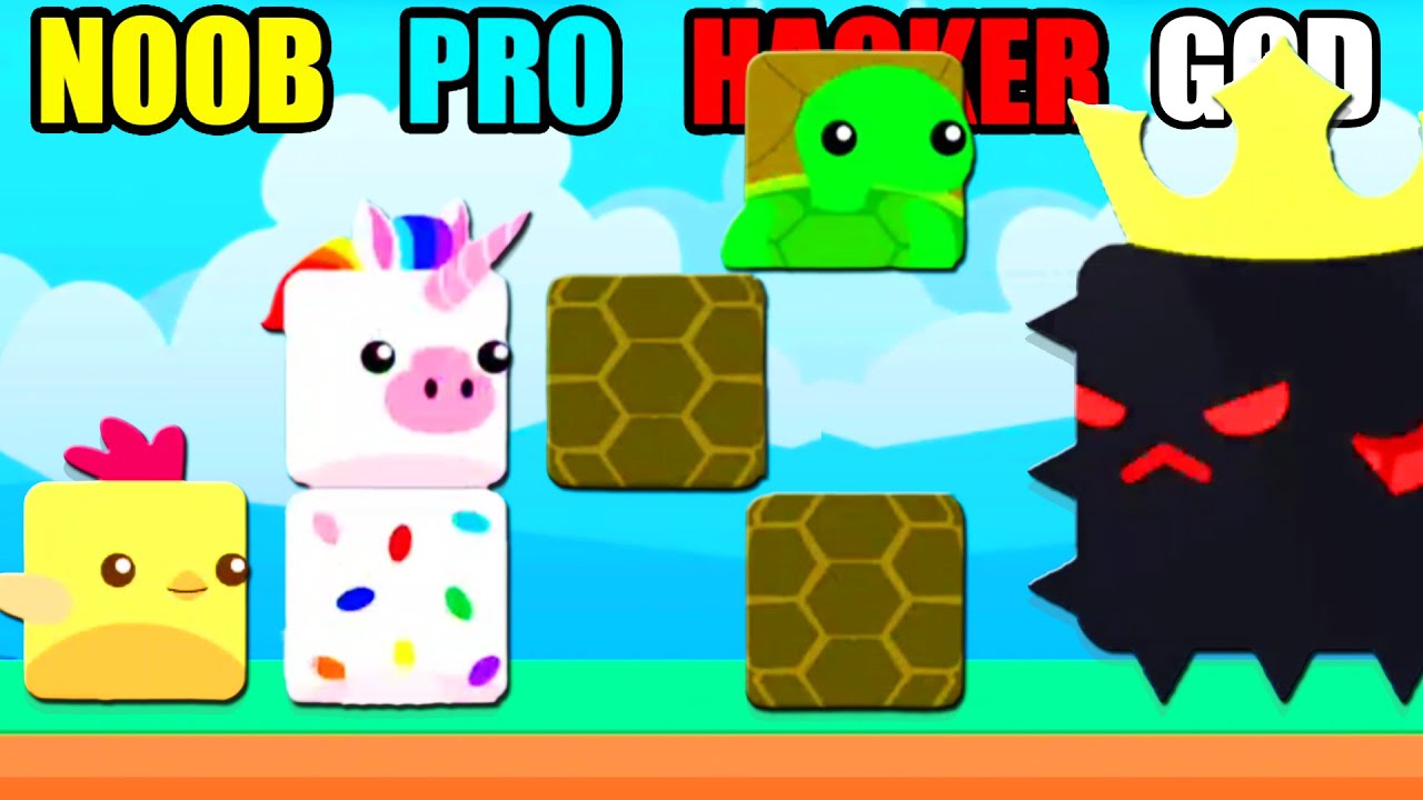 NOOB vs PRO vs HACKER vs GOD Stacky Bird
