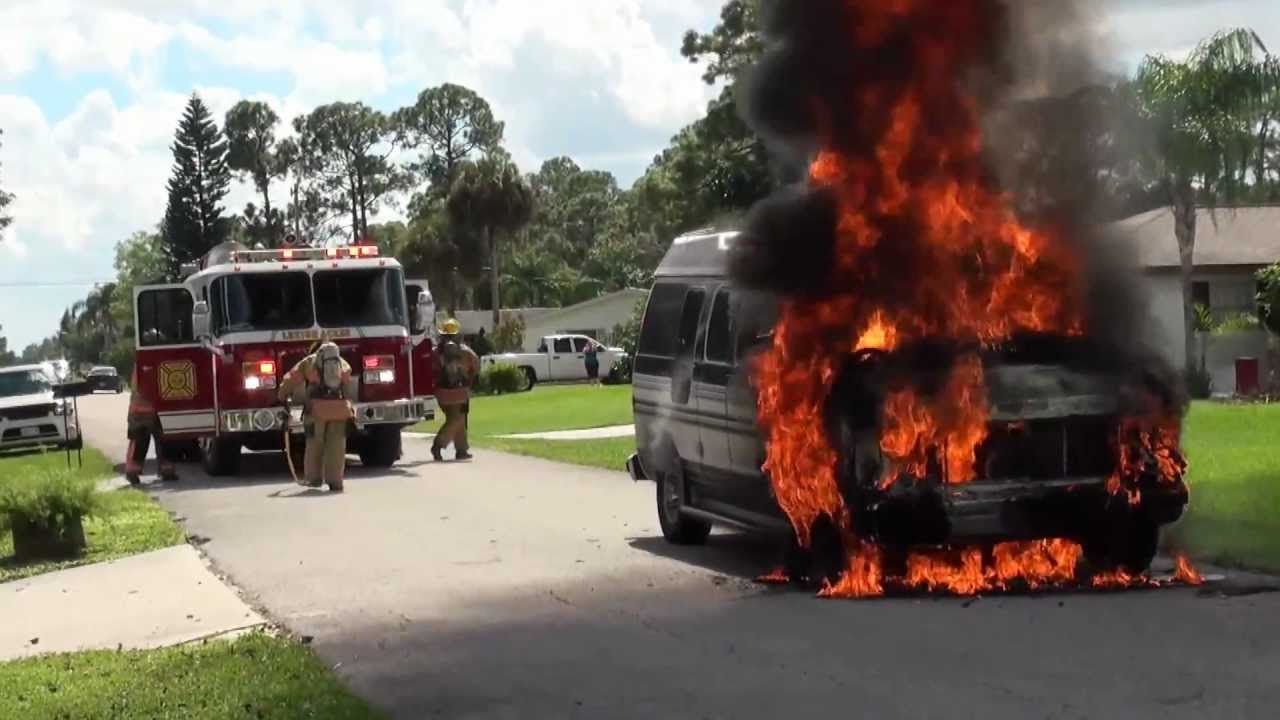 Lehigh Acres van fire 10/9/12