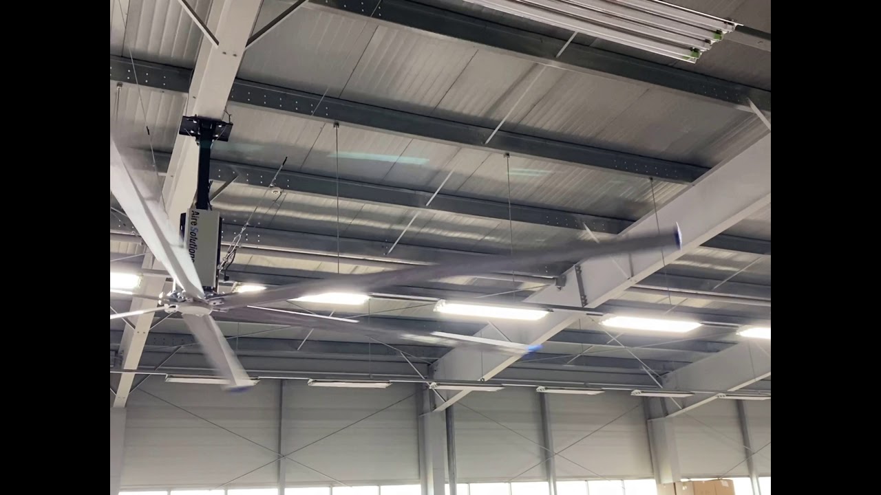 대형실링팬-  에어솔루션즈(HVLS FAN) 웰크론 음성공장 설치